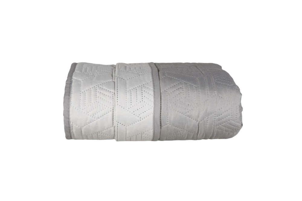 Κουβερλί Ultrasonic Flex Grey - Light Grey 160x220cm