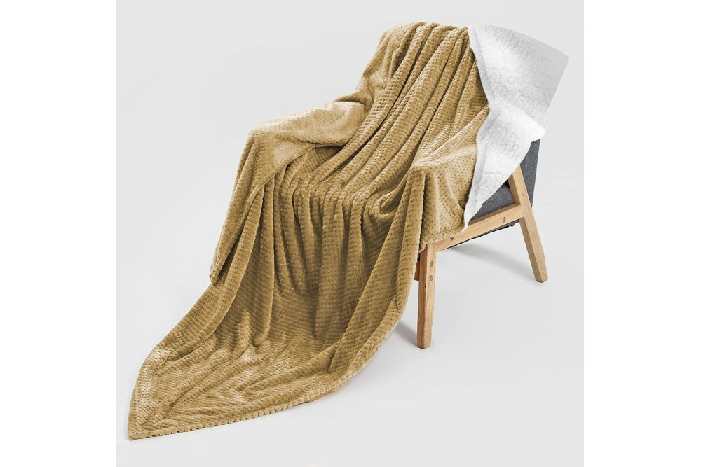 Κουβέρτα Άρκτος Dark Beige Μονή 160x220cm.