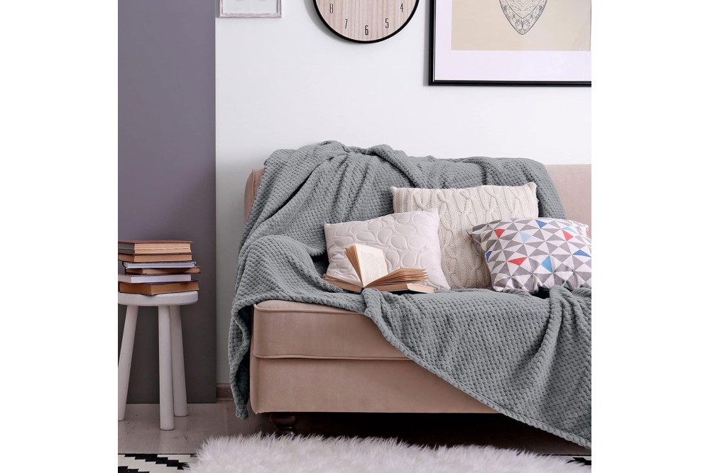 Κουβέρτα Άρκτος Grey Διπλή 200x220cm.