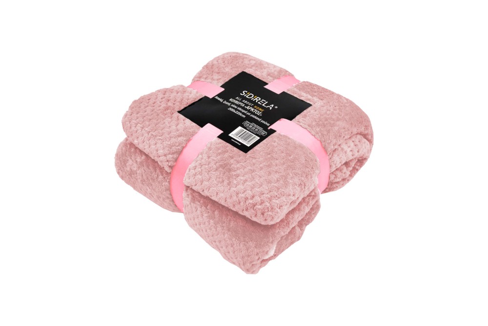 Κουβέρτα Άρκτος Pink Διπλή 200x220cm.