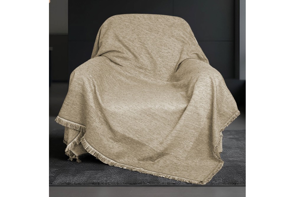 Ριχτάρι Σενίλ Louma Beige 170x250cm