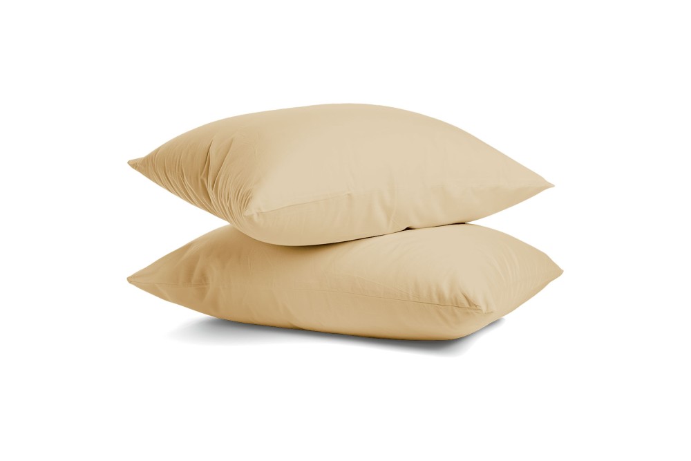 Μαξιλαροθήκη Beige Σετ 2 τεμαχίων 52x72cm