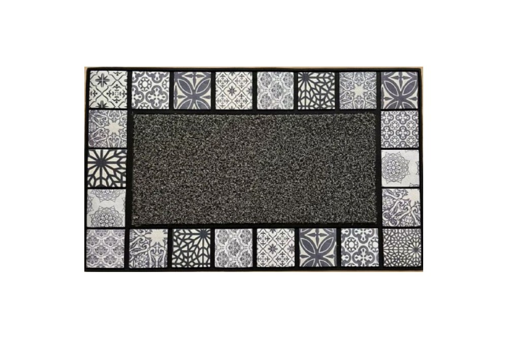 Πατάκι εξώπορτας ανάγλυφο Σχ.Flake 45Χ75cm 100% polypropylene 45x75cm