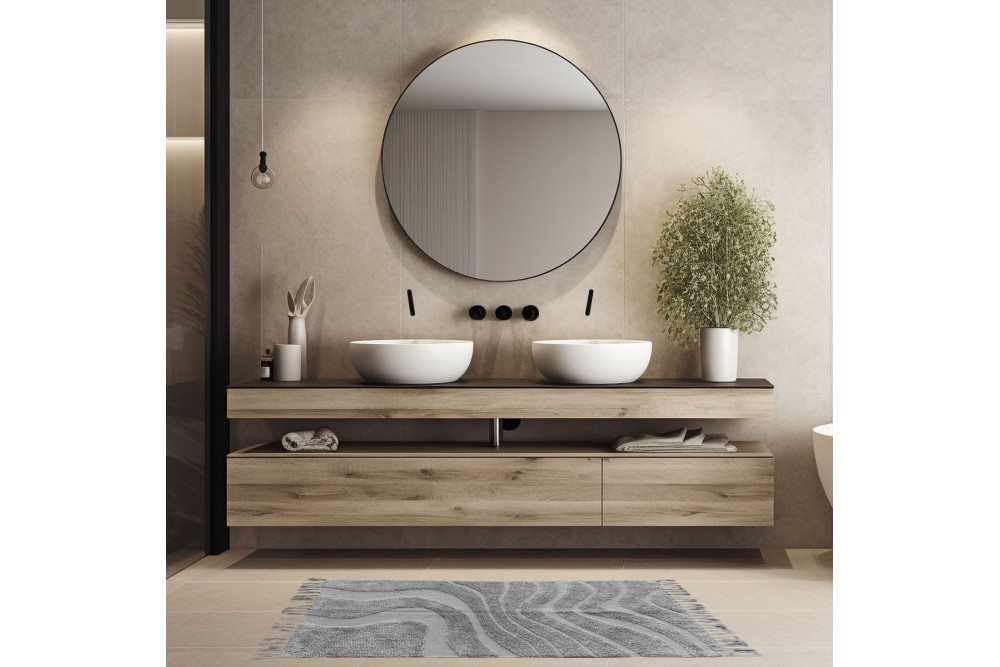 Πατάκι Kedra Grey 70x140cm. Πατάκι Kedra Grey 70x140cm.