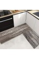 Αντιολισθητικά Χαλάκια Home σετ 2 τεμαχίων 50x80cm.+55x120cm.