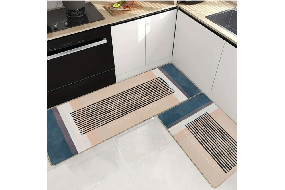 Αντιολισθητικά Χαλάκια Sandy σετ 2 τεμαχίων 50x80cm.+55x120cm.