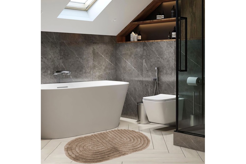 Πατάκι Μπάνιου Maril Beige 100% cotton 50x80cm.