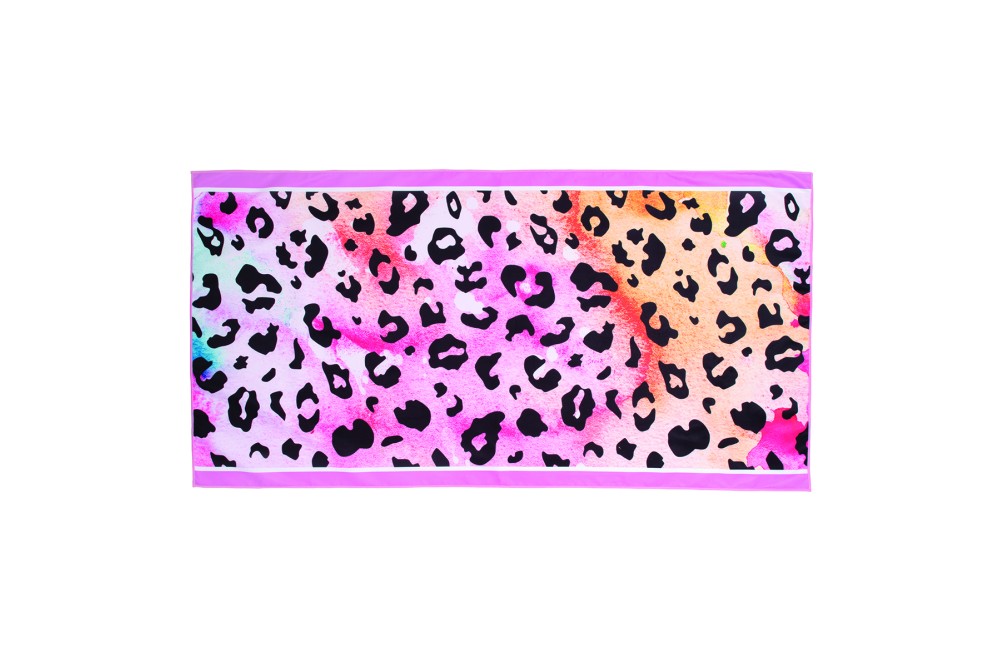 Πετσέτα θαλάσσης microfiber Animal Pink 75x150cm. Πετσέτα θαλάσσης microfiber Animal Pink 75x150cm.