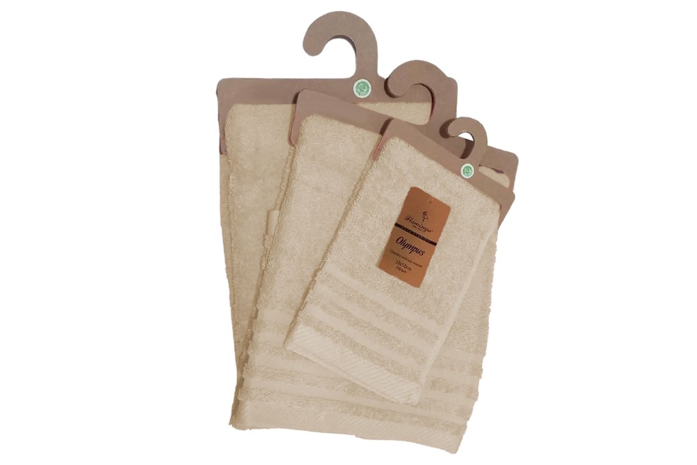 Πετσέτα Πενιέ Olympus 70x140cm Beige 550gsm 100%Cotton