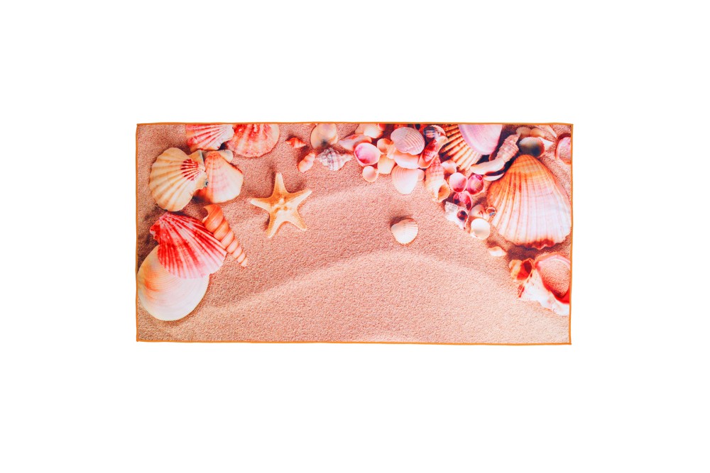 Πετσέτα θαλάσσης microfiber Shells 75x150cm. Πετσέτα θαλάσσης microfiber Shells 75x150cm.