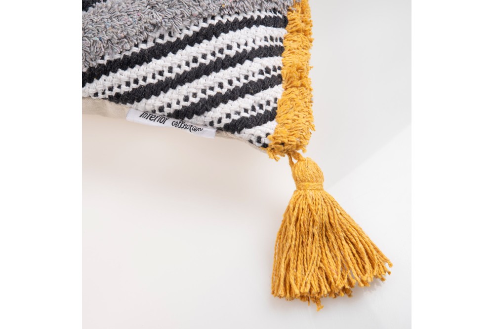 Μαξιλάρι διακοσμητικό Karan Grey 100% cotton 40x40cm. Μαξιλάρι διακοσμητικό Karan Grey 100% cotton 40x40cm.