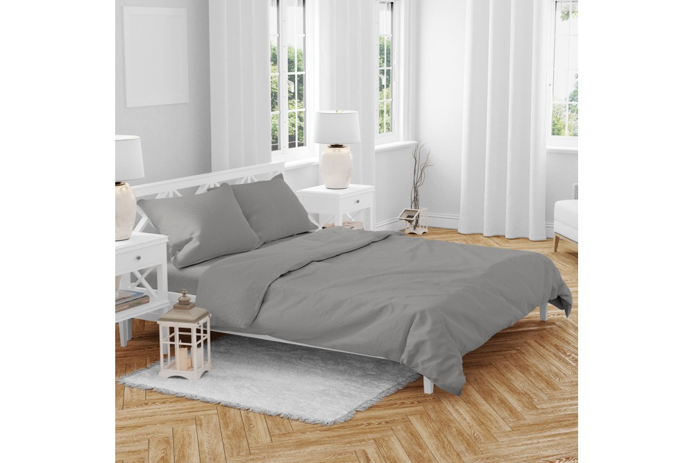 Σεντόνι με Λάστιχο 180x200+32cm Rainbow Grey Σεντόνι με Λάστιχο 180x200+32cm Rainbow Grey