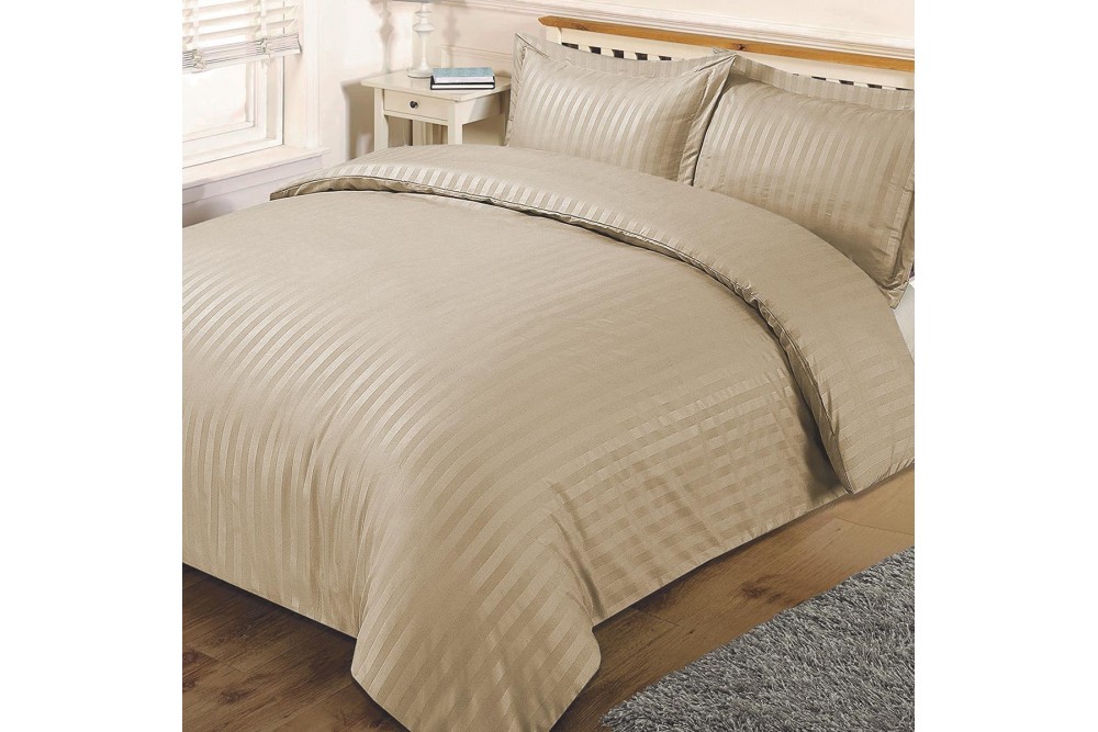 Σεντόνια σετ "Glamour" Beige 170x280cm + 1 μαξιλαροθήκη 52x72cm