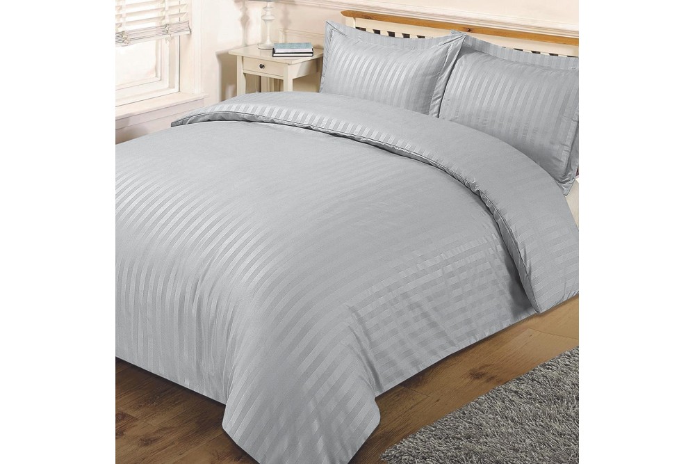 Σεντόνια σετ "Glamour" Grey 170x280cm + 1 μαξιλαροθήκη 52x72cm