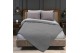 Σεντόνια Σετ Grey - Ice Grey 170x260cm + 1 Μαξιλαροθήκη 52x72cm