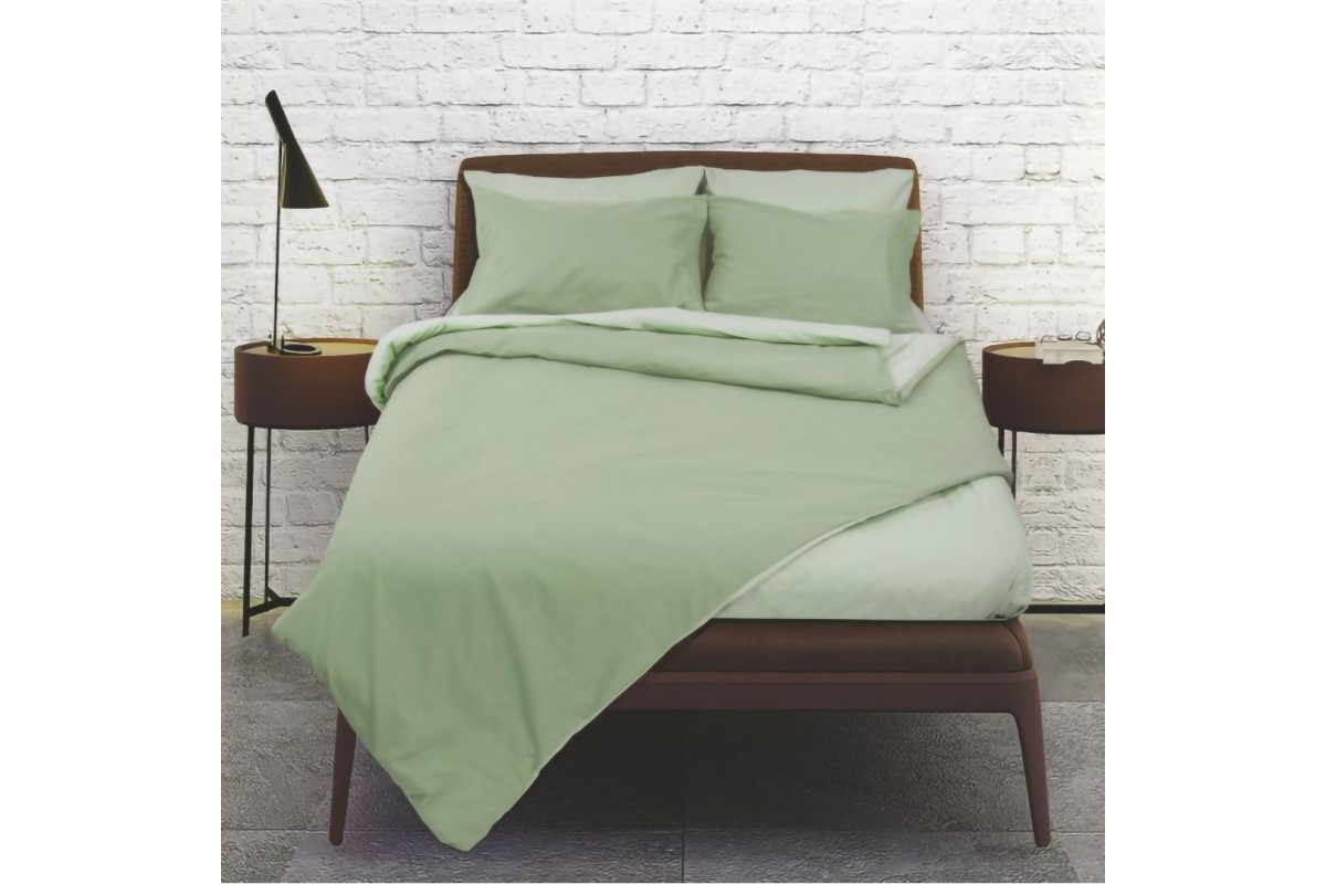 Σεντόνια Σετ Olive - Mint 170x260cm + 1 Μαξιλαροθήκη 52x72cm