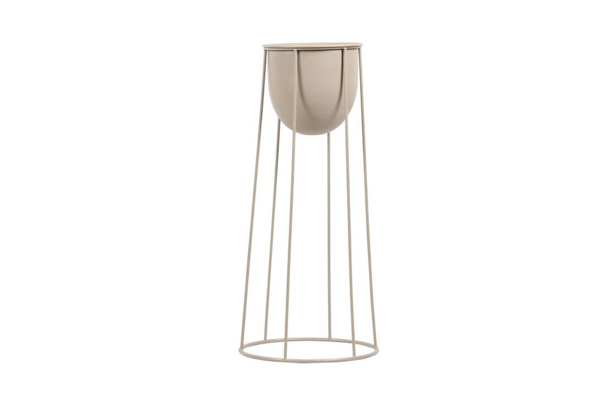 Σταντ - Κασπώ Μεταλλικό Beige 30x72cm