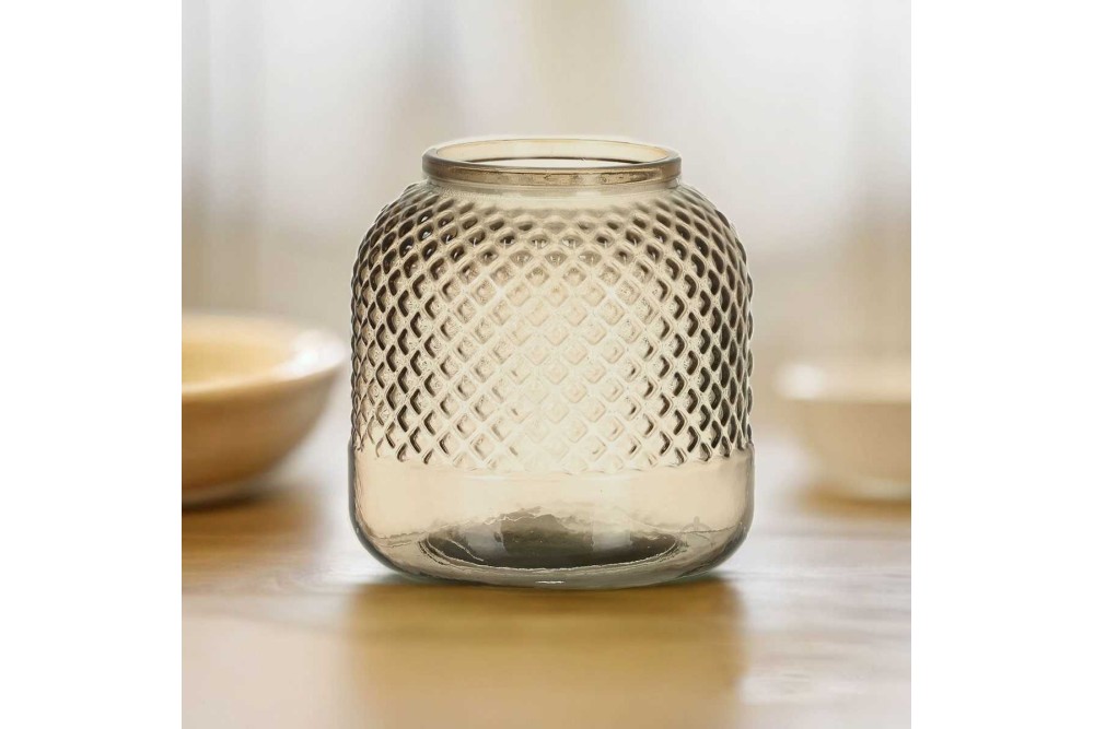 Γυάλα Diamante 5949-DB04 Μπεζ 19cm Γυάλα Diamante 5949-DB04 Μπεζ 19cm