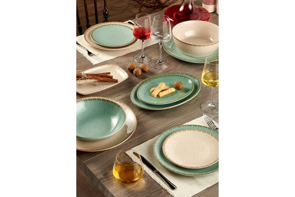 Πιάτο Πορσελάνης Βαθύ Pistachio 23cm. Πιάτο Πορσελάνης Βαθύ Pistachio 23cm.