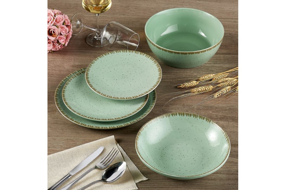Πιάτο Πορσελάνης Βαθύ Pistachio 23cm. Πιάτο Πορσελάνης Βαθύ Pistachio 23cm.