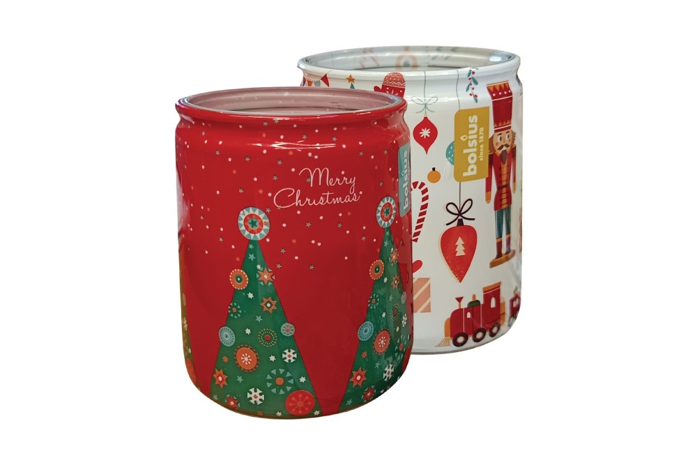 Κερί Γυάλινο Χριστουγεννιάτικο 270gr