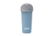 Μπουκάλι πλαστικό με καλαμάκι σιλικόνης "We Care", μπλε 380ml
