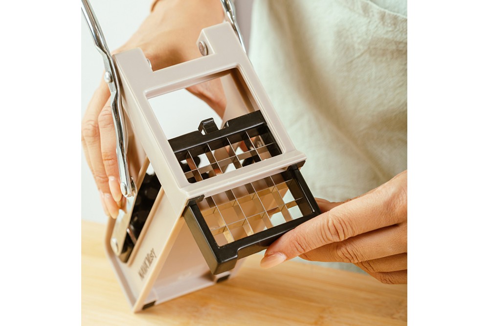 Κόπτης πατάτας με 2 ανοξείδωτες ανταλλακτικές πλάκες κοπής "Misty" 23.5cm