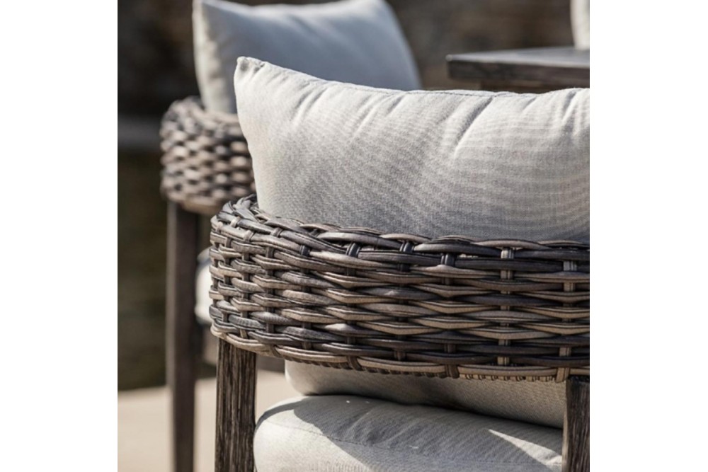 Σετ Τραπεζαρίας Κήπου 7 τεμαχίων Αλουμινίου Καφέ