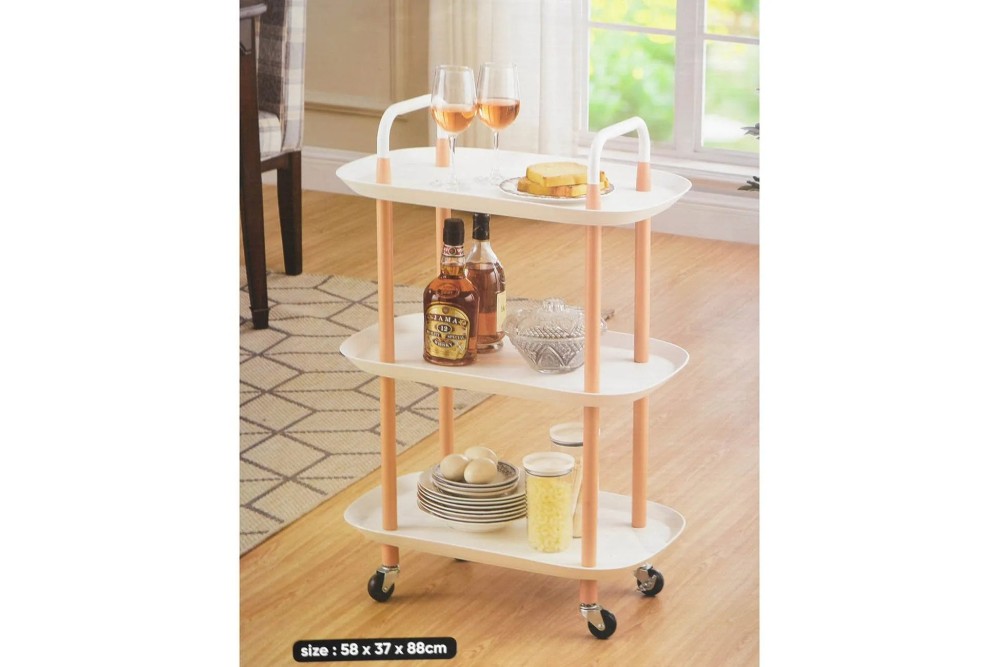 Sidirela Επιδαπέδια Κάβα Ποτών Μεταλλική με Ρόδες 58x37x88εκ. Sidirela Επιδαπέδια Κάβα Ποτών Μεταλλική με Ρόδες 58x37x88εκ.