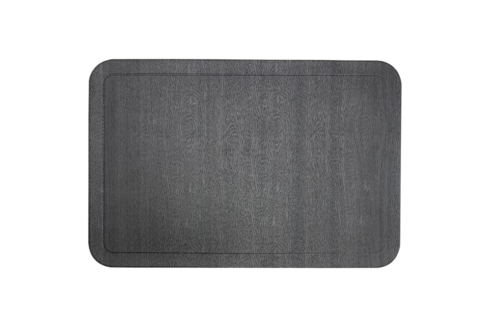 Σουπλά Πλαστικό 45x30cm Σχέδιο Ξύλο Σκούρο Καφέ