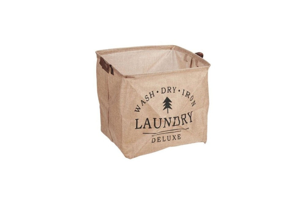 ΚΑΛΑΘΙ ΑΠΛΥΤΩΝ 32Χ32Χ30 ΚΡΕΜ LAUNDRY