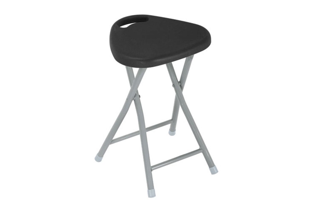 Σκαμπό πτυσσόμενο Μαύρο 30x30x45cm.