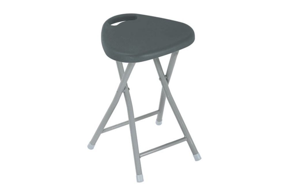 Σκαμπό πτυσσόμενο Γκρι 30x30x45cm.