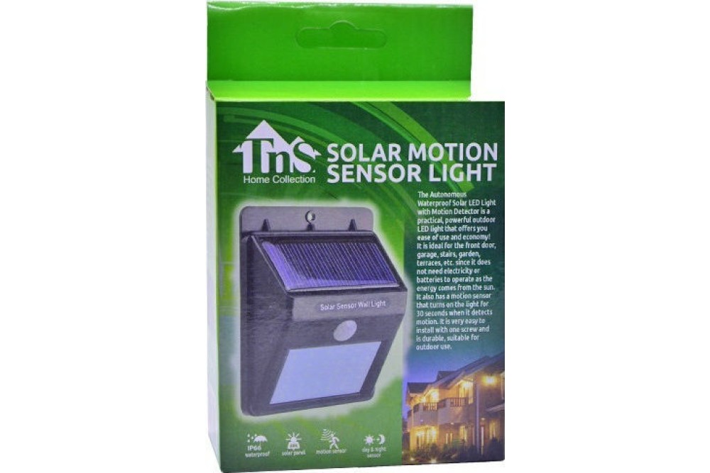 Φωτάκι ηλιακό τοίχου με αισθητήρες ST80403 20LED 9,5x12,5x5cm.