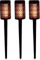 Ηλιακό φανάρι κήπου Led Φ6.5x39 εκ. 