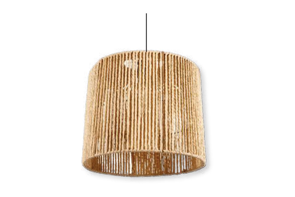 Κρεμαστό Φωτιστικό με φυσικό σχοινί κυλινδρικό 30x30cm. Κρεμαστό Φωτιστικό με φυσικό σχοινί κυλινδρικό 30x30cm.