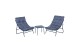 Σετ Καθιστικό Κήπου 3 τεμαχίων Mix Grey