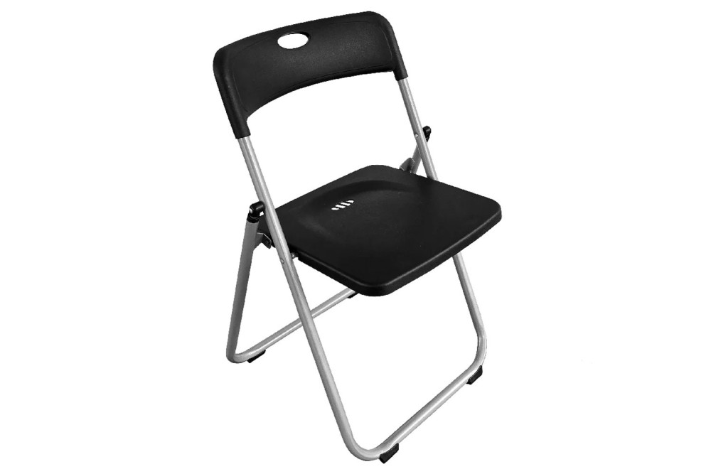 Καρέκλα Πτυσσόμενη Μεταλλική Μαύρη