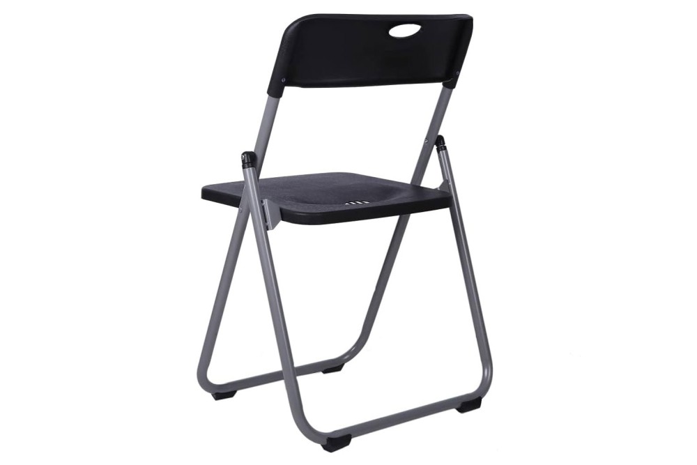 Καρέκλα Πτυσσόμενη Μεταλλική Μαύρη