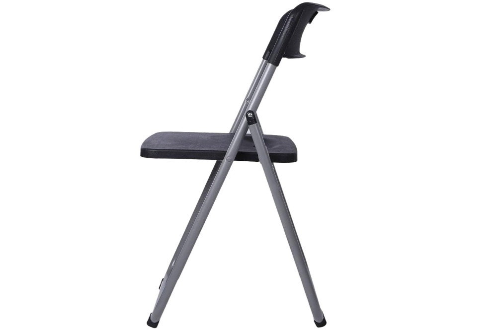 Καρέκλα Πτυσσόμενη Μεταλλική Μαύρη