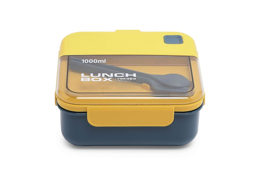 Δοχείο Φαγητού Lunch Box Πλαστικό Κίτρινο 1000ml