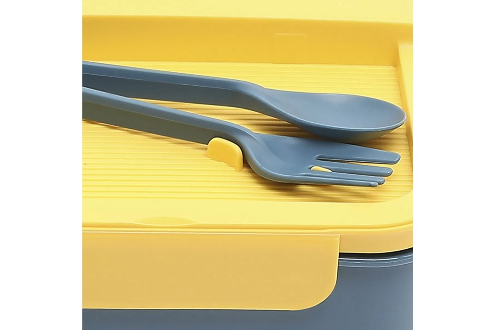 Δοχείο Φαγητού Lunch Box Πλαστικό Κίτρινο 1000ml