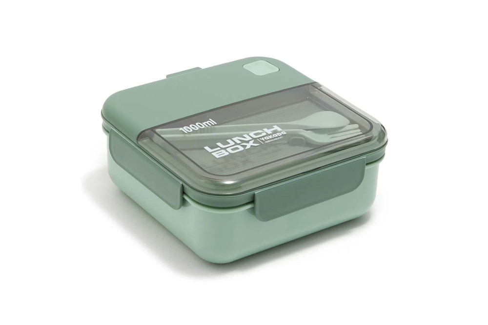 Δοχείο Φαγητού Lunch Box Πλαστικό Πράσινο 1000ml