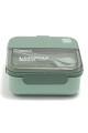 Δοχείο Φαγητού Lunch Box Πλαστικό Πράσινο 1000ml