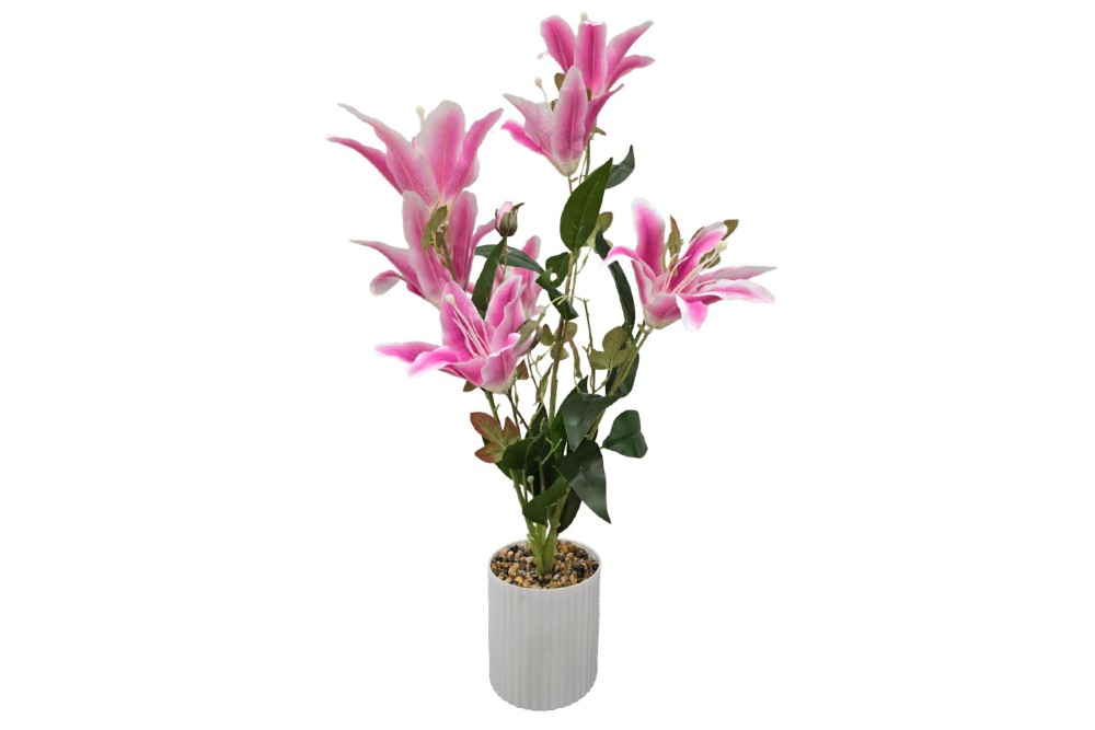 Γλαστράκι με λουλούδι Purple 74cm