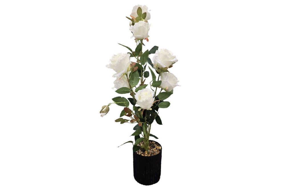 Γλαστράκι με λουλούδι White 72cm