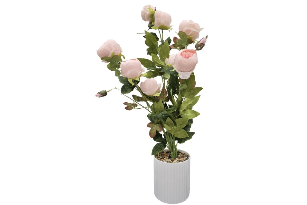 Γλαστράκι με λουλούδι Light Pink 64cm