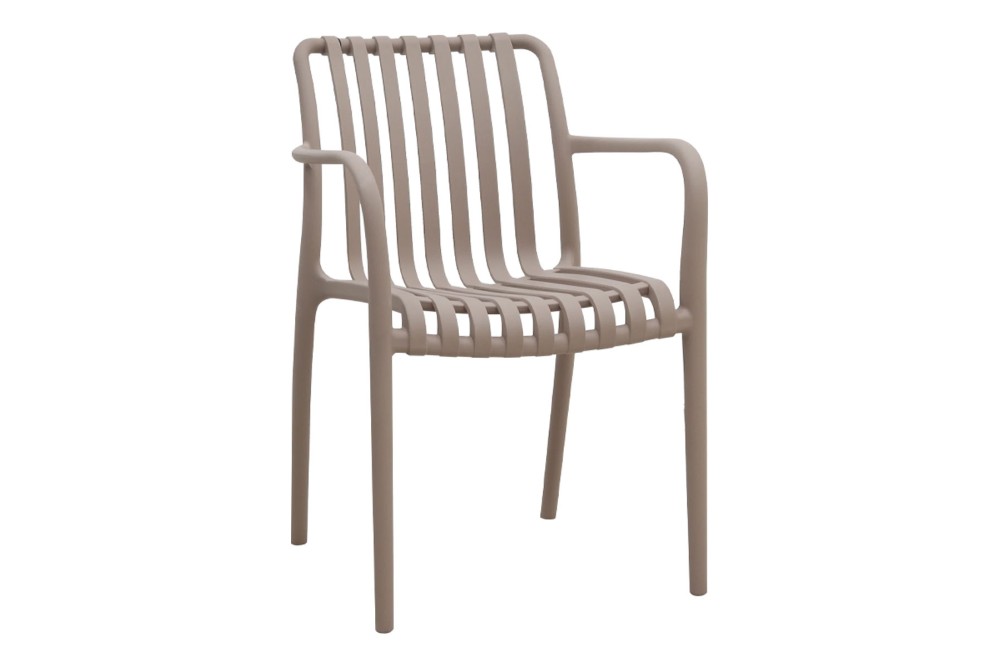 Πολυθρόνα Κήπου Πολυπροπυλενίου Cappuccino 54.5x41x81cm Πολυθρόνα Κήπου Πολυπροπυλενίου Cappuccino 54.5x41x81cm