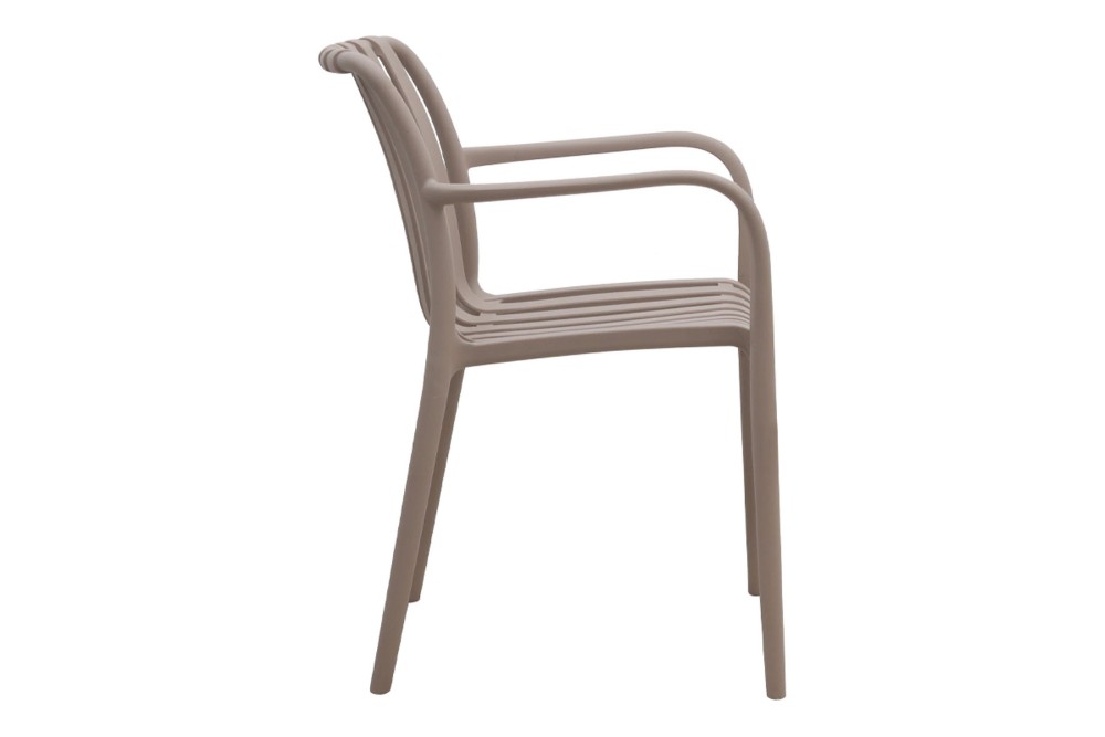 Πολυθρόνα Κήπου Πολυπροπυλενίου Cappuccino 54.5x41x81cm Πολυθρόνα Κήπου Πολυπροπυλενίου Cappuccino 54.5x41x81cm