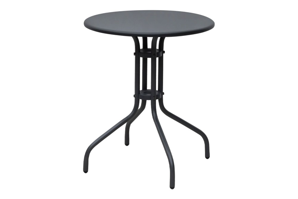 Τραπέζι Κήπου μεταλλικό Black Φ60cm.